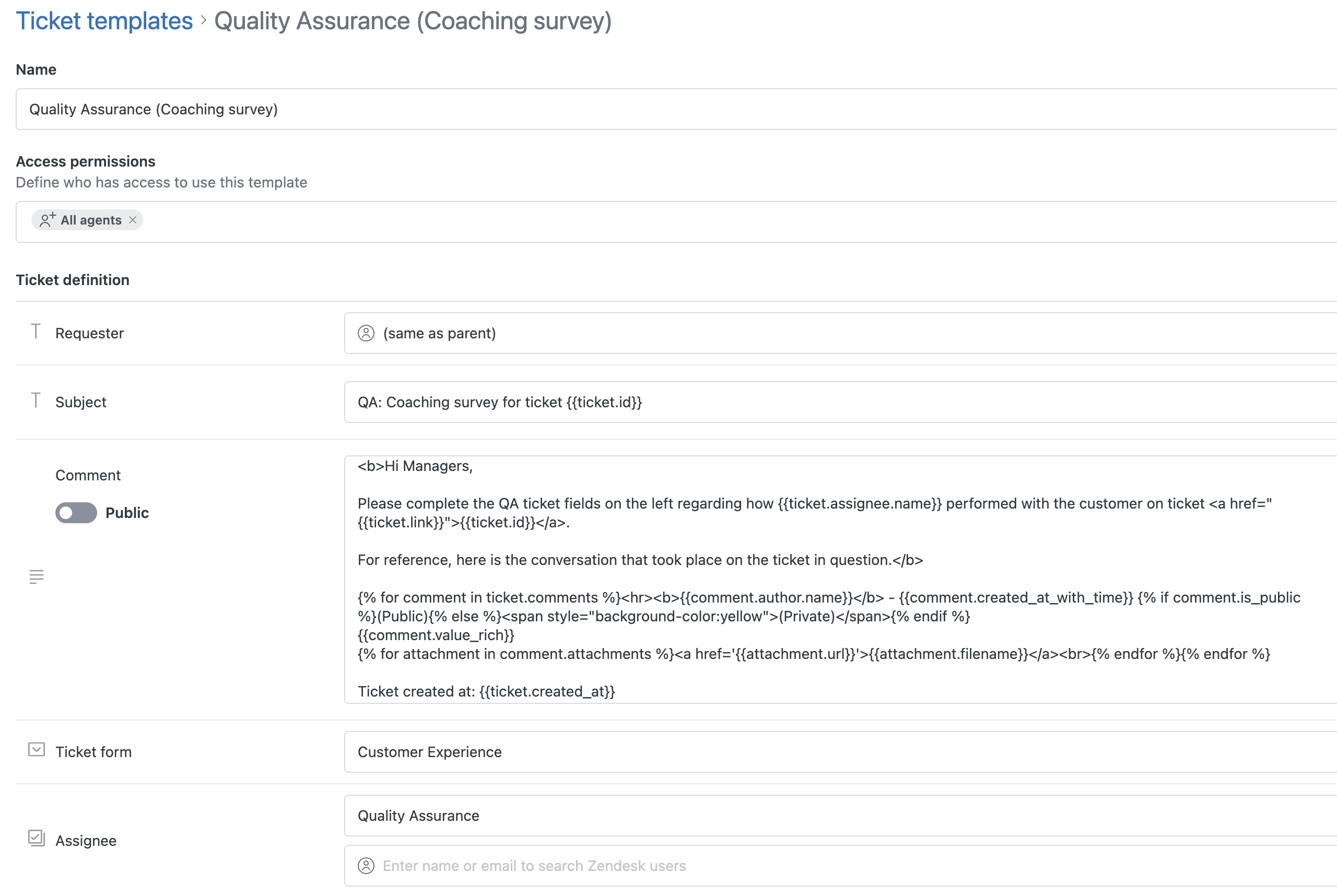 Recipe: Quality Assurance Workflow – SweetHawk Help Center